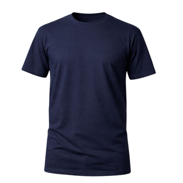 Camiseta Básica 100% algodão Fio 30.1 - Azul Marinho