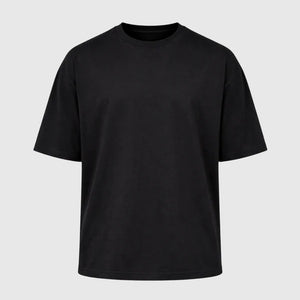 Camiseta Oversized Tecido Suedine - Preto