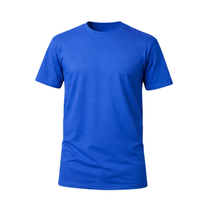 Camiseta Básica 100% algodão Fio 30.1 - Azul Royal