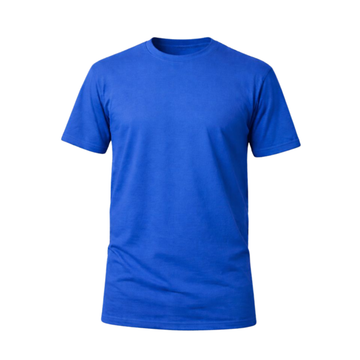 Camiseta Básica 100% algodão Fio 30.1 - Azul Royal