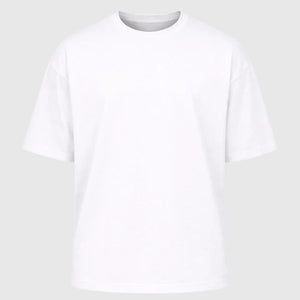 Camiseta Oversized Tecido Suedine - Branco