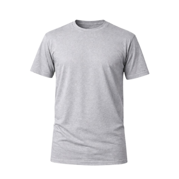 Camiseta Básica 100% algodão Fio 30.1 - Cinza