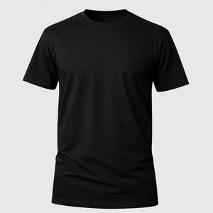Camiseta Básica 100% algodão Fio 30.1 - Preto