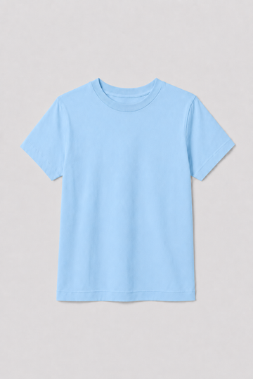 Camiseta Infantil 100% Algodão - Azul