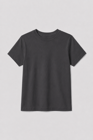 Camiseta Infantil 100% Algodão - Chumbo
