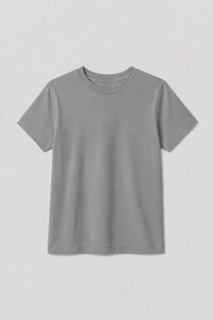 Camiseta Infantil 100% Algodão - Cinza