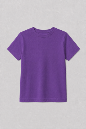 Camiseta Infantil 100% Algodão - Roxo