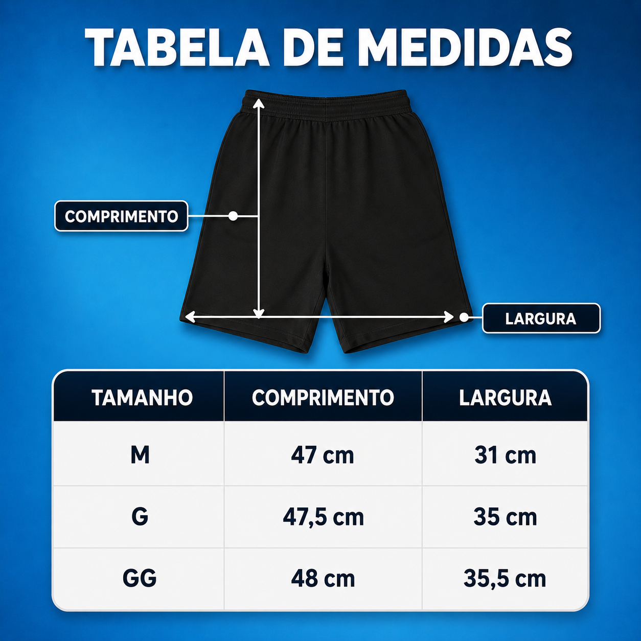 Tabela de Medidas
